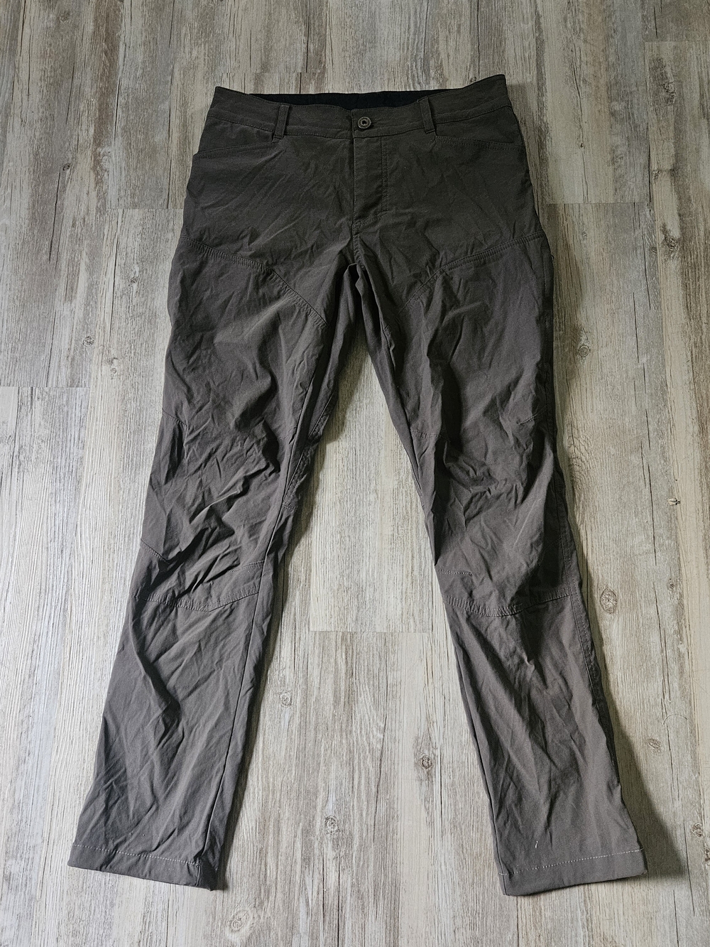Men's Casual Straight-Leg Pants — Charcoal Gray